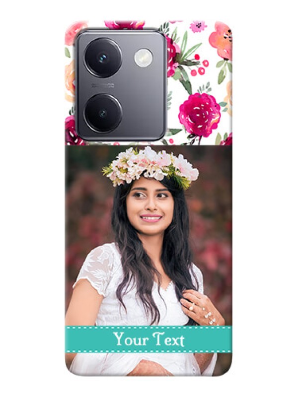 Custom Vivo Y200 Pro 5G Personalized Mobile Cases: Watercolor Floral Design