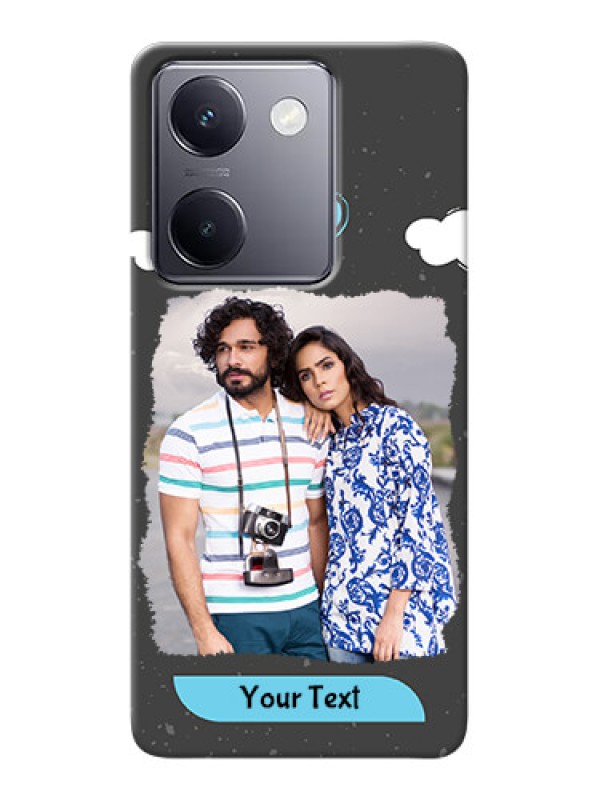 Custom Vivo Y200 Pro 5G Mobile Back Covers: splashes with love doodles Design