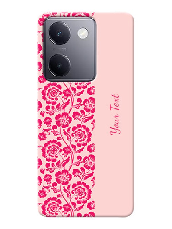 Custom Vivo Y200 Pro 5G Custom Phone Case with Attractive Floral Pattern Design