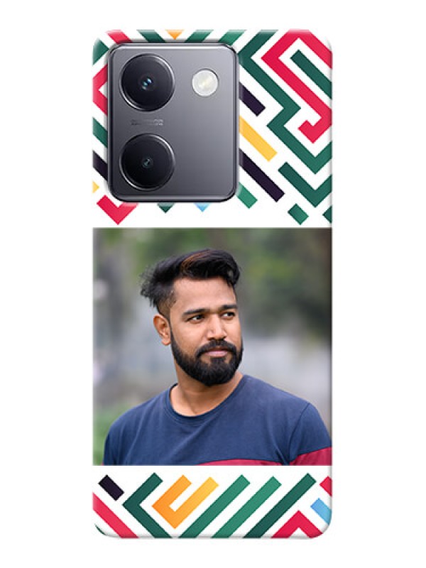 Custom Vivo Y200 Pro 5G Personalized Phone Case with Colorful Maze Pattern Design