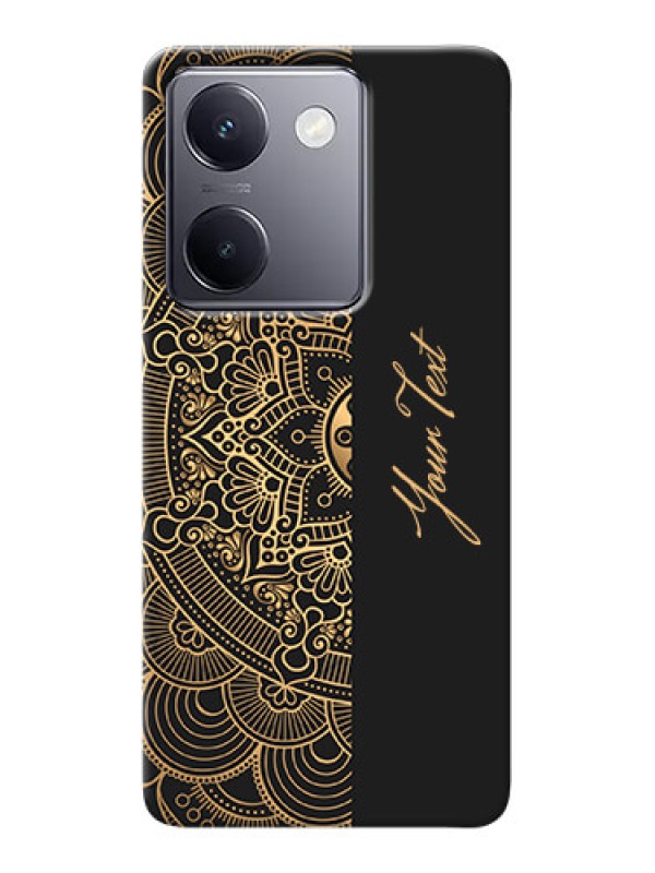 Custom Vivo Y200 Pro 5G Photo Printing on Case with Mandala art with custom text Design