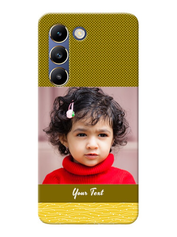 Custom Vivo Y200E 5G custom mobile back covers: Simple Green Color Design