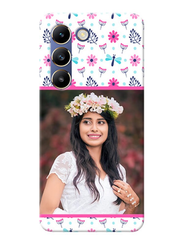 Custom Vivo Y200E 5G Mobile Covers: Colorful Flower Design