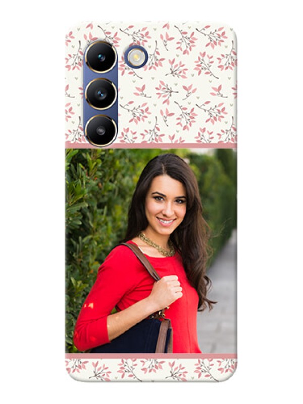 Custom Vivo Y200E 5G Back Covers: Premium Floral Design