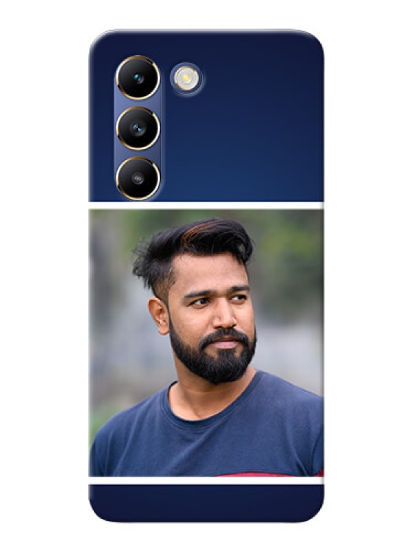 Custom Vivo Y200E 5G Mobile Cases: Simple Royal Blue Design