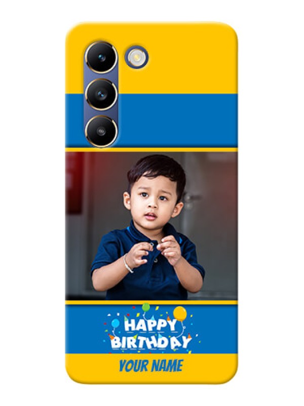 Custom Vivo Y200E 5G Mobile Back Covers Online: Birthday Wishes Design
