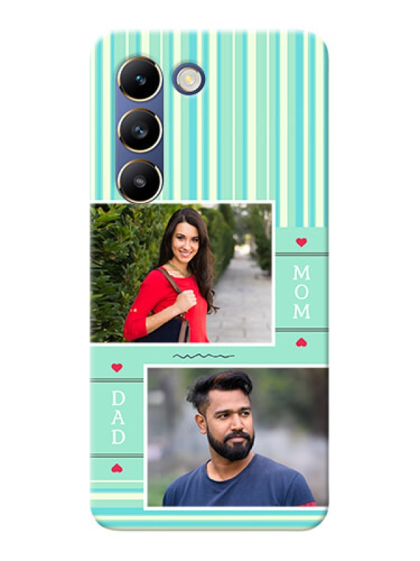 Custom Vivo Y200E 5G custom mobile phone covers: Mom & Dad Pic Design