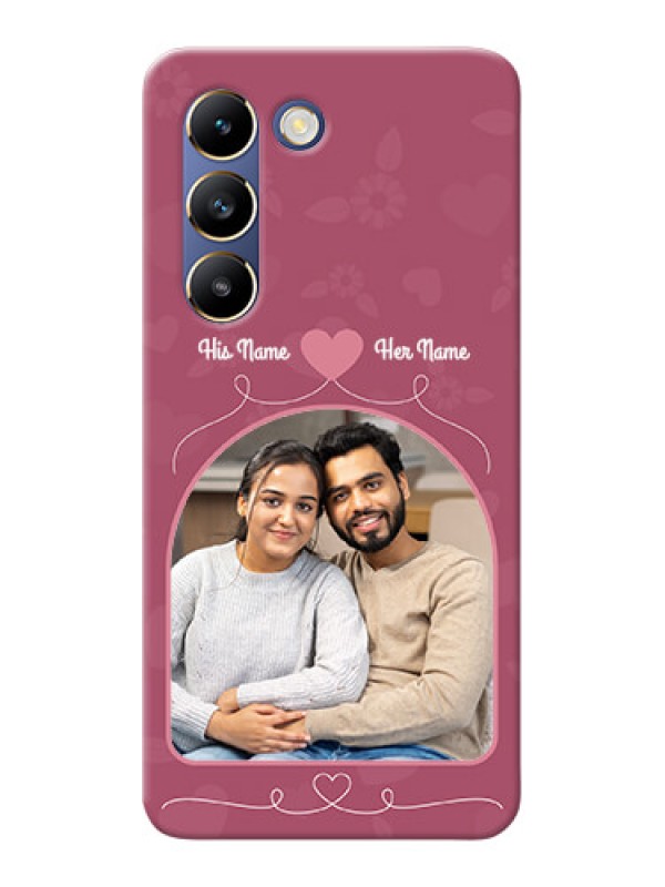 Custom Vivo Y200E 5G mobile phone covers: Love Floral Design