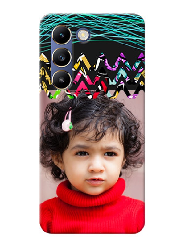 Custom Vivo Y200E 5G personalized phone covers: Neon Abstract Design