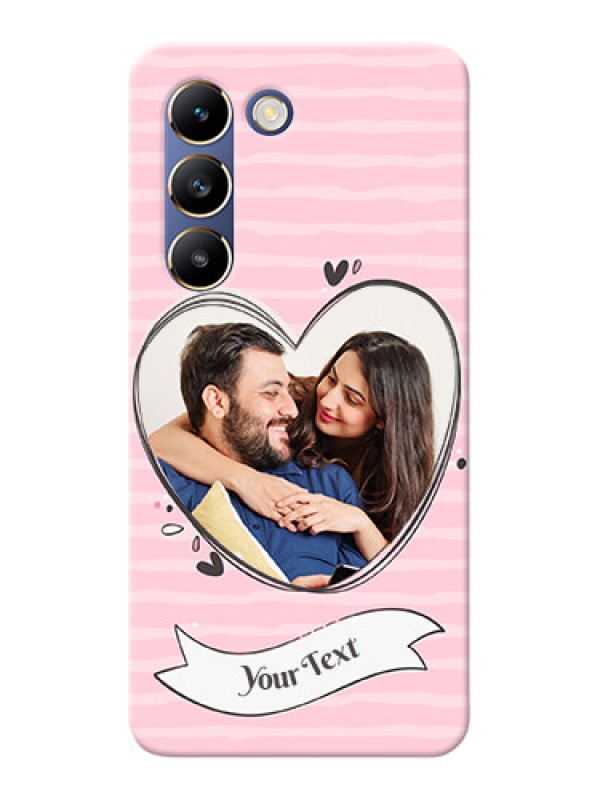 Custom Vivo Y200E 5G custom mobile phone covers: Vintage Heart Design