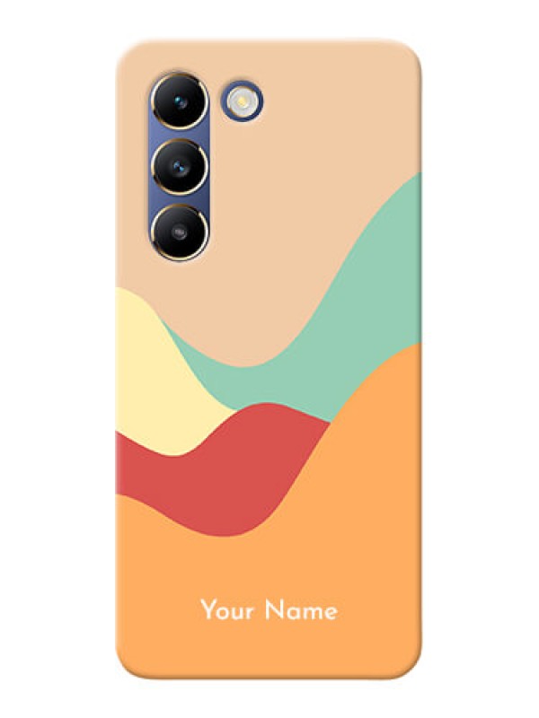 Custom Vivo Y200E 5G Personalized Phone Case with Ocean Waves Multiwithcolour Design