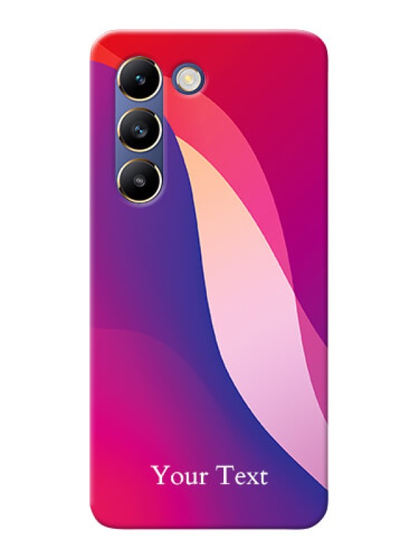 Custom Vivo Y200E 5G Personalized Phone Case with Digital abstract Overlap Design