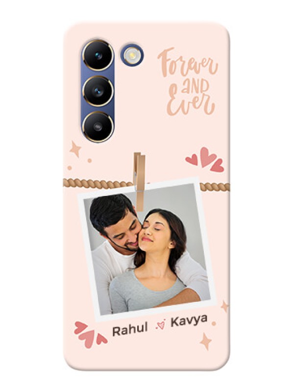 Custom Vivo Y200E 5G Custom Phone Case with Forever and ever love Design