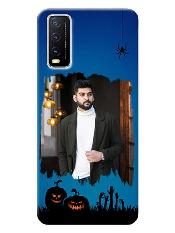 Custom Vivo Y20A mobile cases online with pro Halloween design 