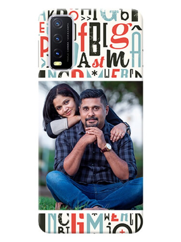 Custom Vivo Y20G custom mobile phone covers: Alphabet Design
