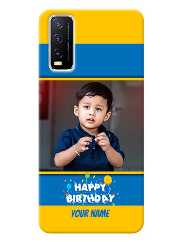 Custom Vivo Y20G Mobile Back Covers Online: Birthday Wishes Design