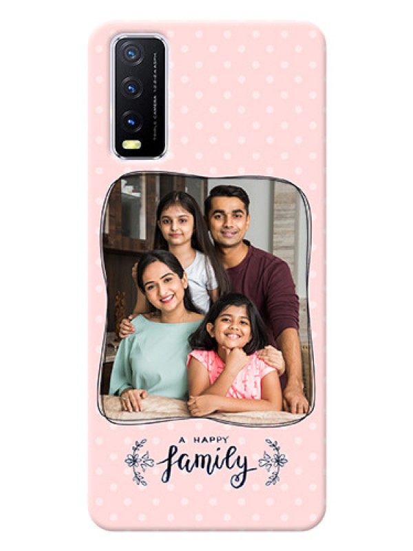 Custom Vivo Y20G Personalized Phone Cases: Family with Dots Design