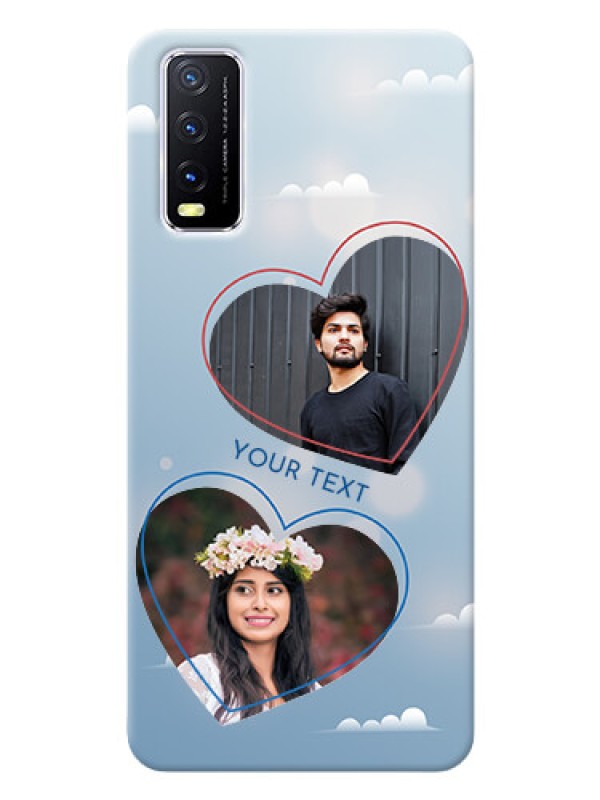Custom Vivo Y20G Phone Cases: Blue Color Couple Design 