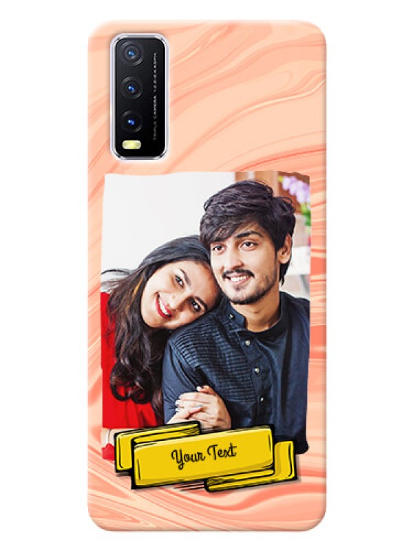 Custom Vivo Y20G Customized Phone Cases: Marble Texture Design