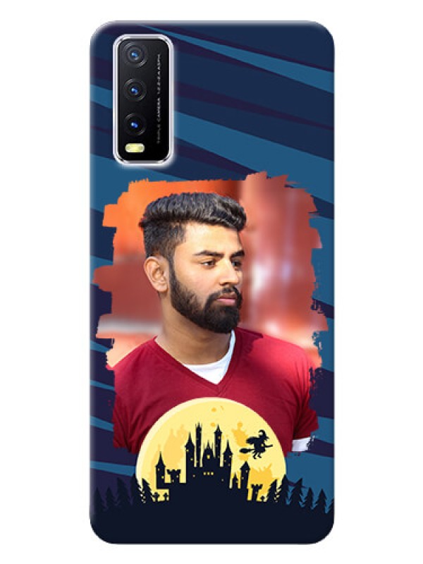 Custom Vivo Y20G Back Covers: Halloween Witch Design 