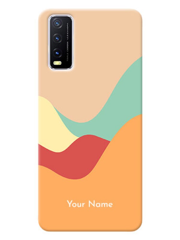 Custom Vivo Y20G Custom Mobile Case with Ocean Waves Multi-colour Design