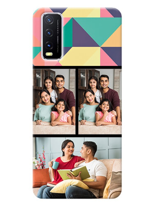 Custom Vivo Y20i personalised phone covers: Bulk Pic Upload Design