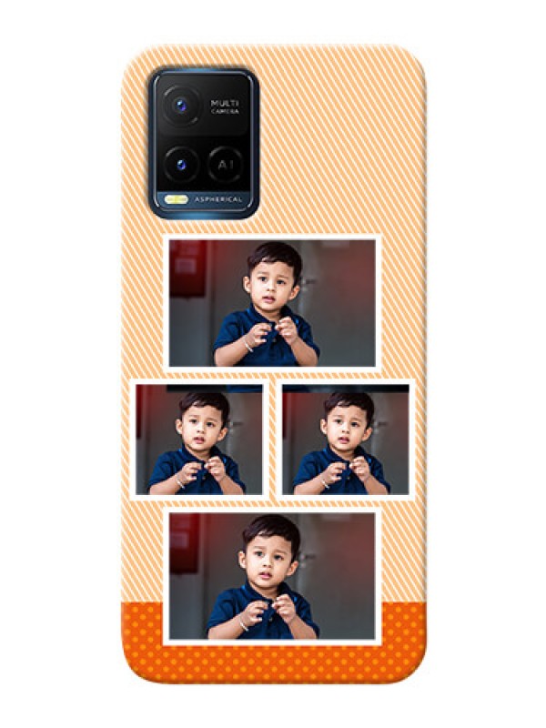 Custom Vivo Y21 Mobile Back Covers: Bulk Photos Upload Design