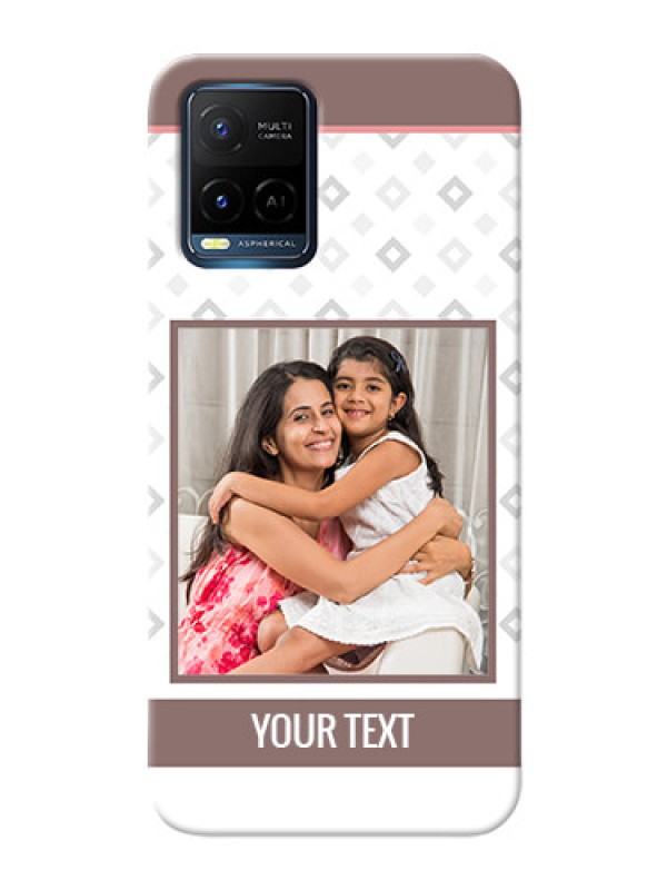 Custom Vivo Y21 custom back covers: Simple Diamond Design