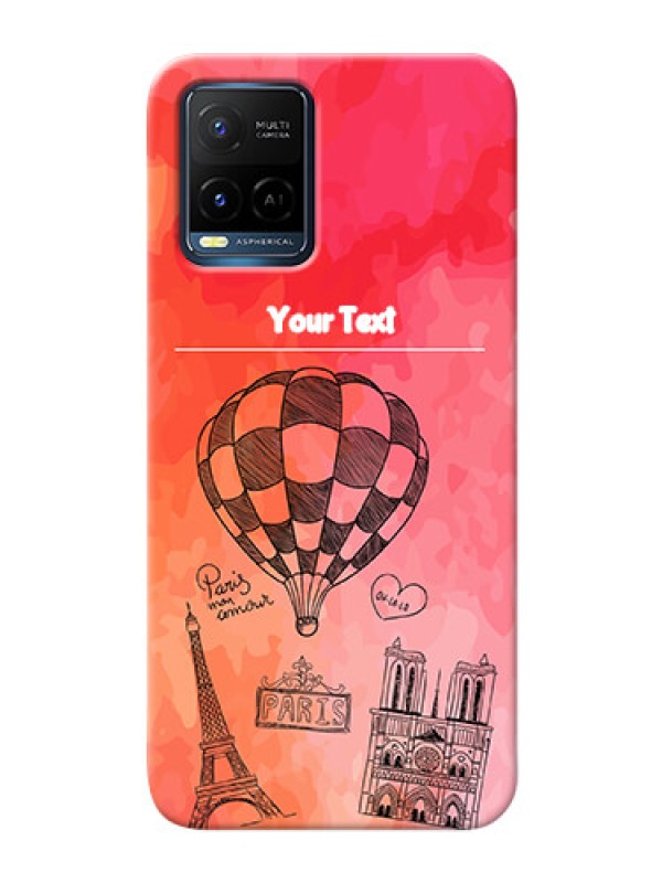 Custom Vivo Y21 Personalized Mobile Covers: Paris Theme Design