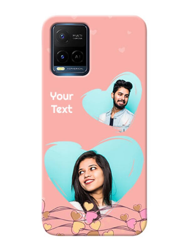 Custom Vivo Y21 customized phone cases: Love Doodle Design