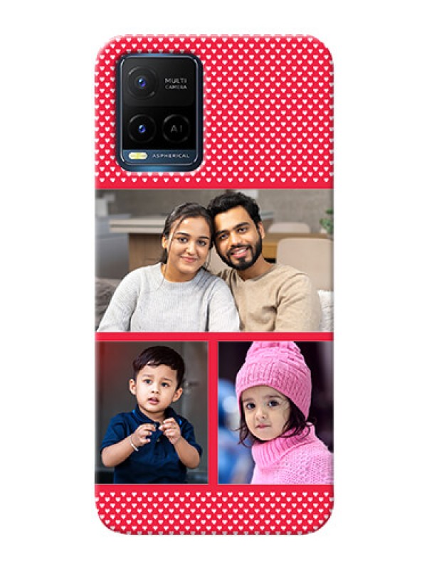 Custom Vivo Y21A mobile back covers online: Bulk Pic Upload Design