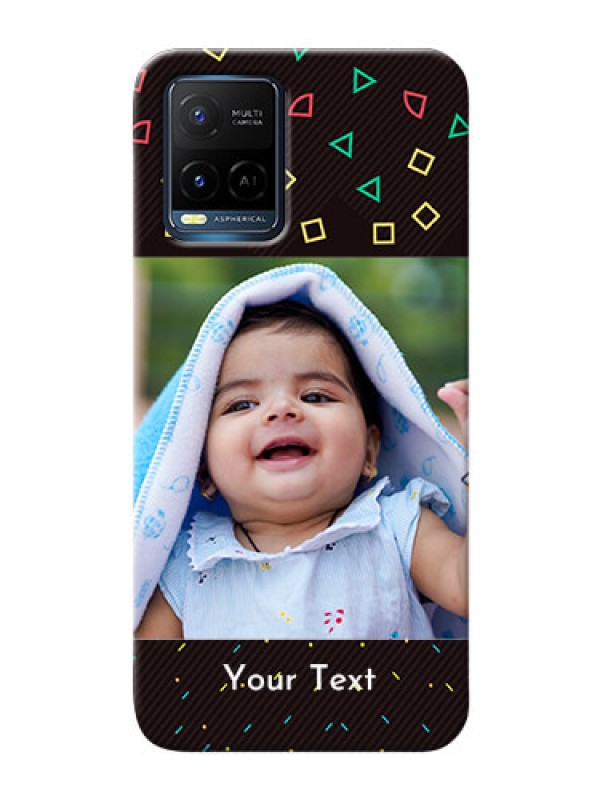 Custom Vivo Y21A custom mobile cases with confetti birthday design