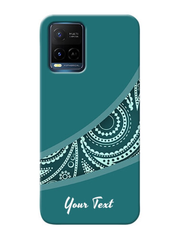 Custom Vivo Y21A Custom Phone Covers: semi visible floral Design
