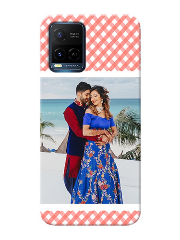 Custom Vivo Y21e custom mobile cases: Pink Pattern Design