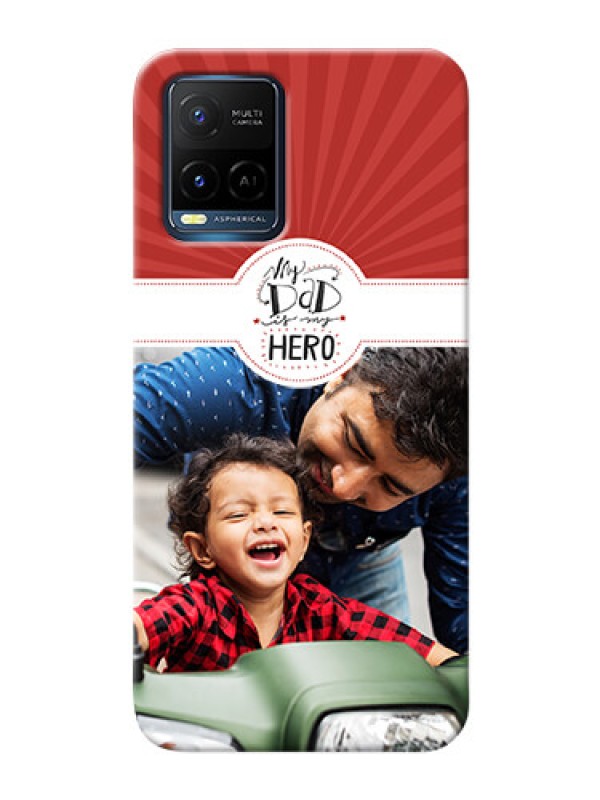 Custom Vivo Y21e custom mobile phone cases: My Dad Hero Design