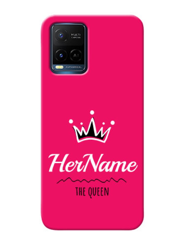 Custom Vivo Y21e Queen Phone Case with Name
