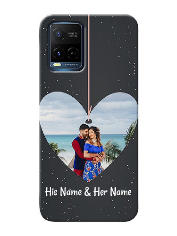 Custom Vivo Y21G custom phone cases: Hanging Heart Design