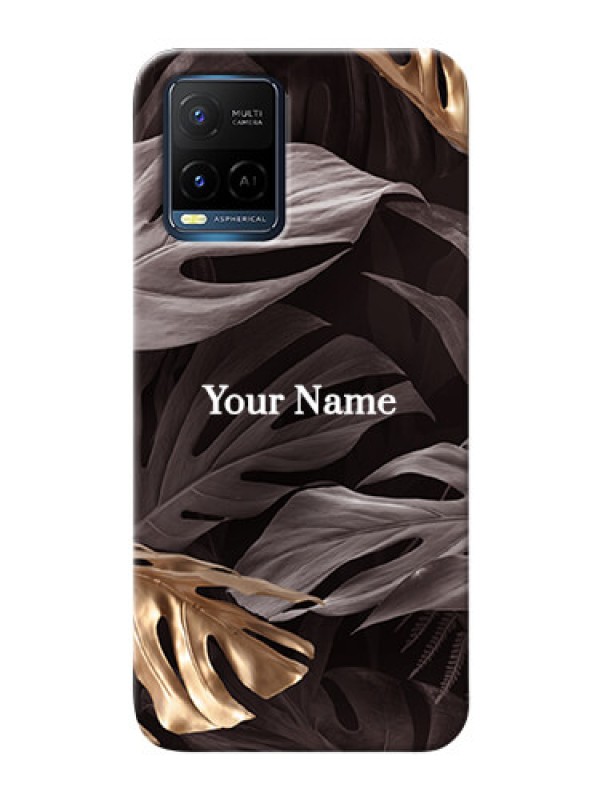 Custom Vivo Y21G Mobile Back Covers: Wild Leaves digital paint Design