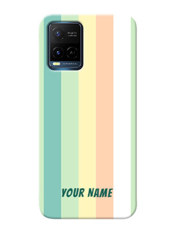 Custom Vivo Y21G Back Covers: Multi-colour Stripes Design