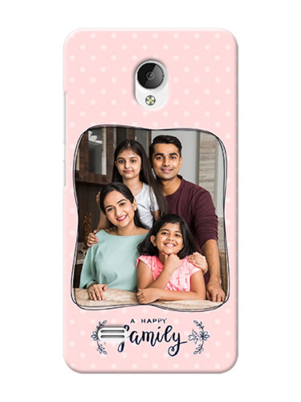 Custom Vivo Y21L A happy family with polka dots Design