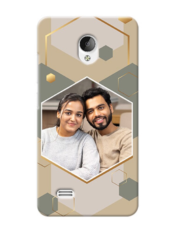 Custom Vivo Y21L Phone Back Covers: Stylish Hexagon Pattern Design