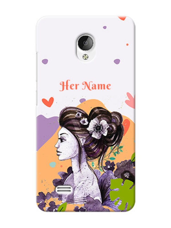 Custom Vivo Y21L Custom Mobile Case with Woman And Nature Design