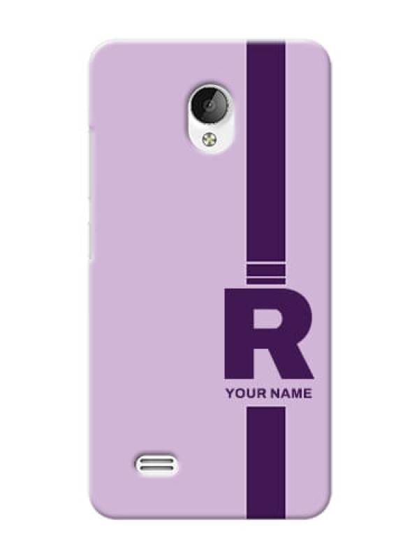 Custom Vivo Y21L Custom Phone Covers: Simple dual tone stripe with name Design