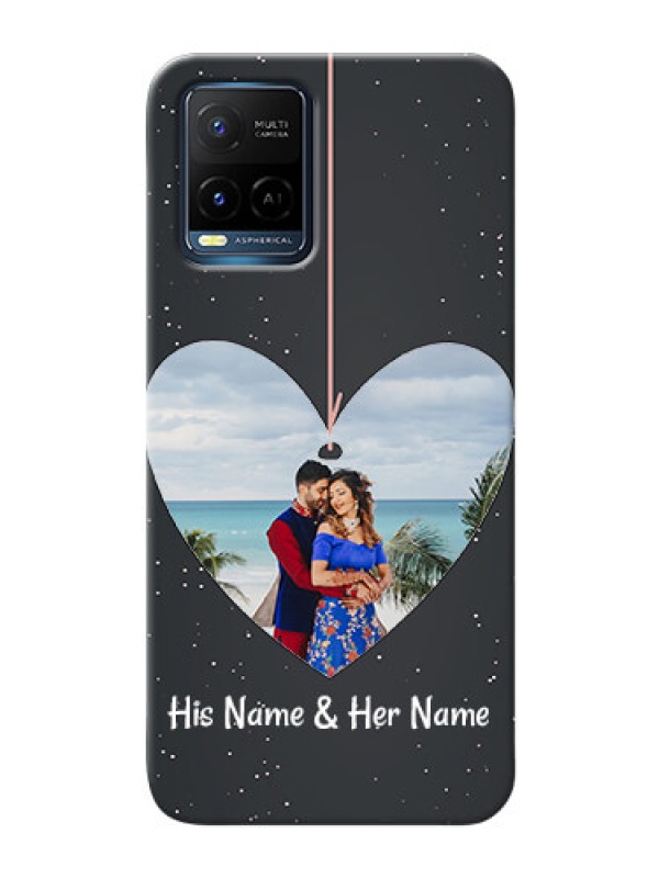 Custom Vivo Y21T custom phone cases: Hanging Heart Design