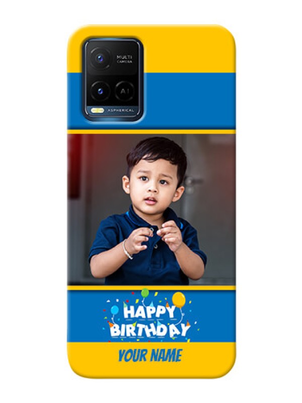 Custom Vivo Y21T Mobile Back Covers Online: Birthday Wishes Design