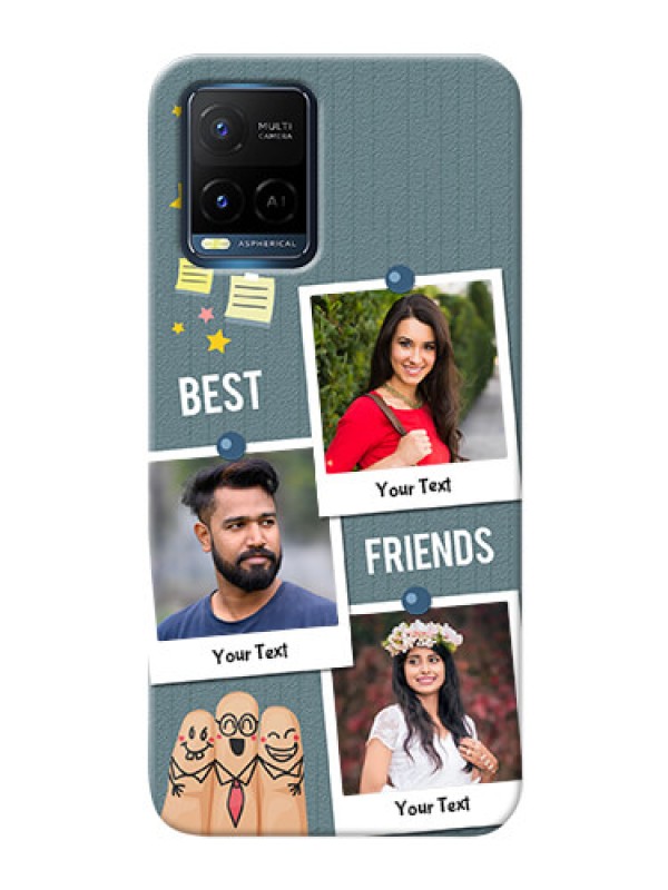Custom Vivo Y21T Mobile Cases: Sticky Frames and Friendship Design