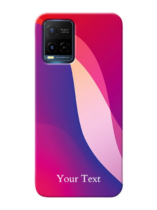 Custom Vivo Y21T Mobile Back Covers: Digital abstract Overlap Design