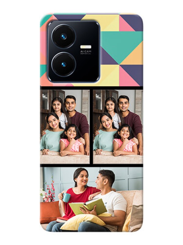 Custom Vivo Y22 personalised phone covers: Bulk Pic Upload Design