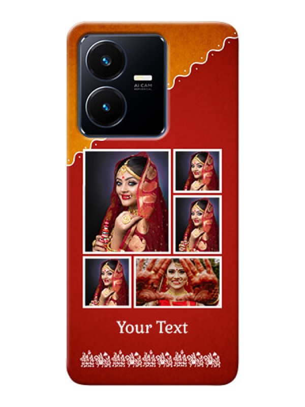 Custom Vivo Y22 customized phone cases: Wedding Pic Upload Design