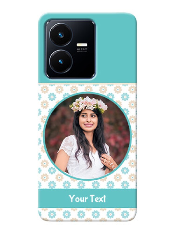 Custom Vivo Y22 Custom Mobile Back Covers: Beautiful Flowers Design